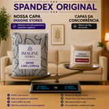 Capa de Sofá Retrátil Spandex + 2 Capas de Almofadas + Fixadores, Estampadas, Pronta entrega, (2,3 Lugares)