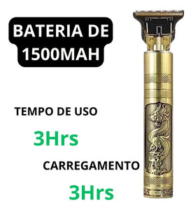 Maquina Acabamento Recarregável Detalhe Cabelo Barba Sem Fio